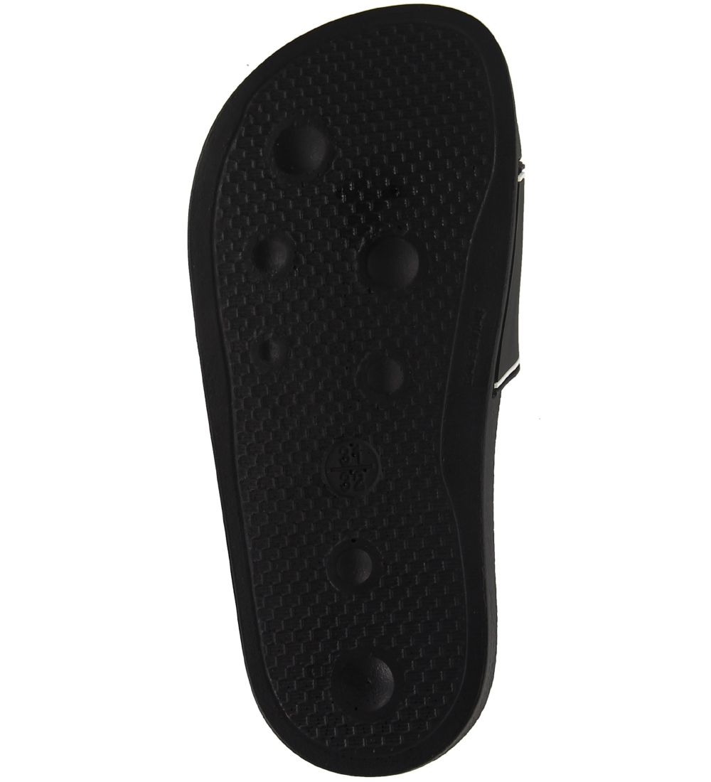 Versace Flip Flops - Black w. Logo