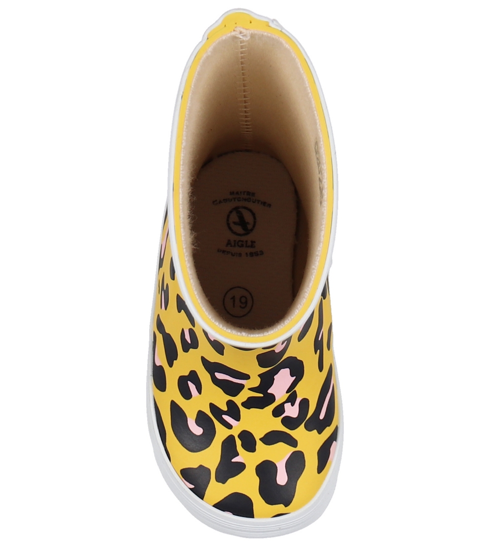 Aigle Rubber Boots - Baby Flac - Leopard