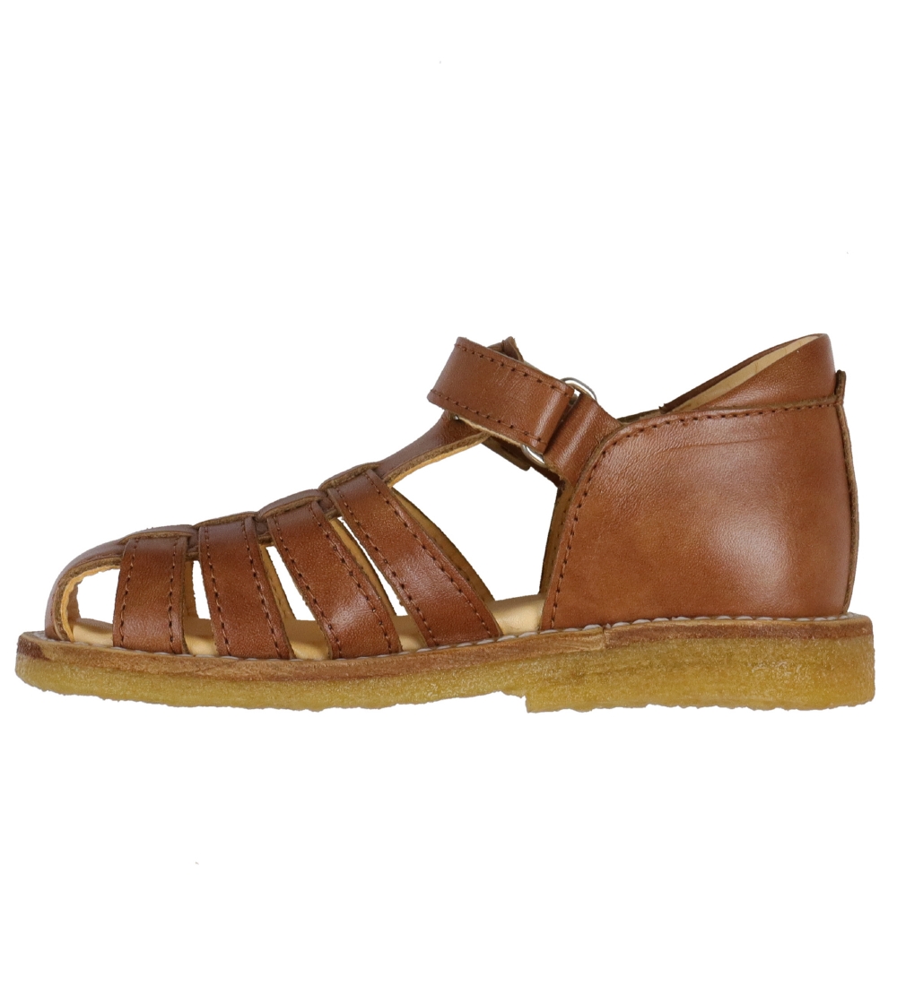 Angulus Sandals - Tan w. Velcro