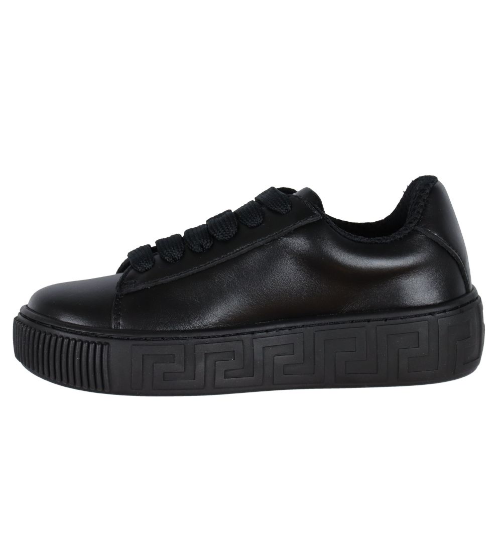 Versace Shoe - Black w. Gold