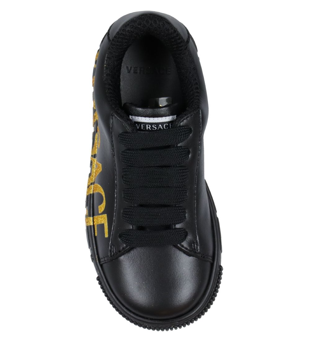 Versace Shoe - Black w. Gold