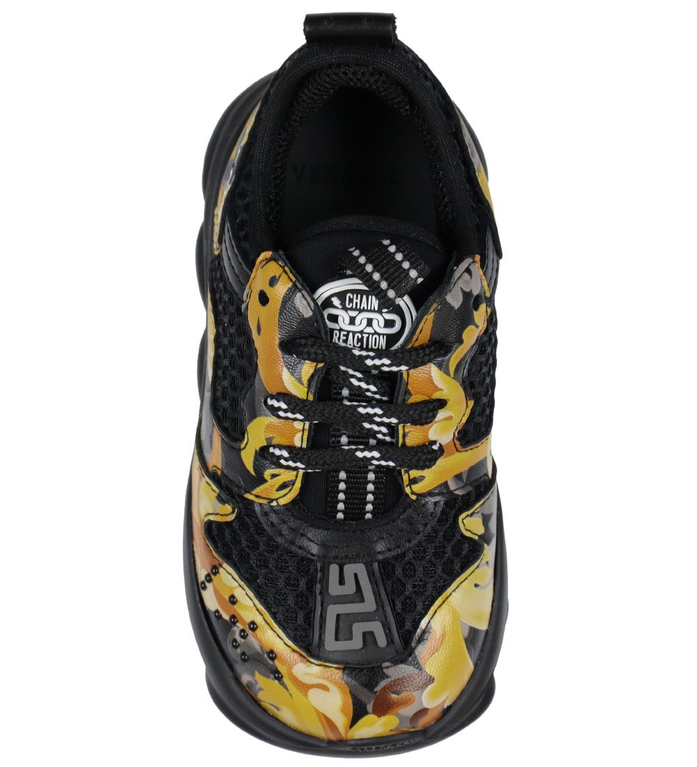 Versace Shoe - Black/Gold