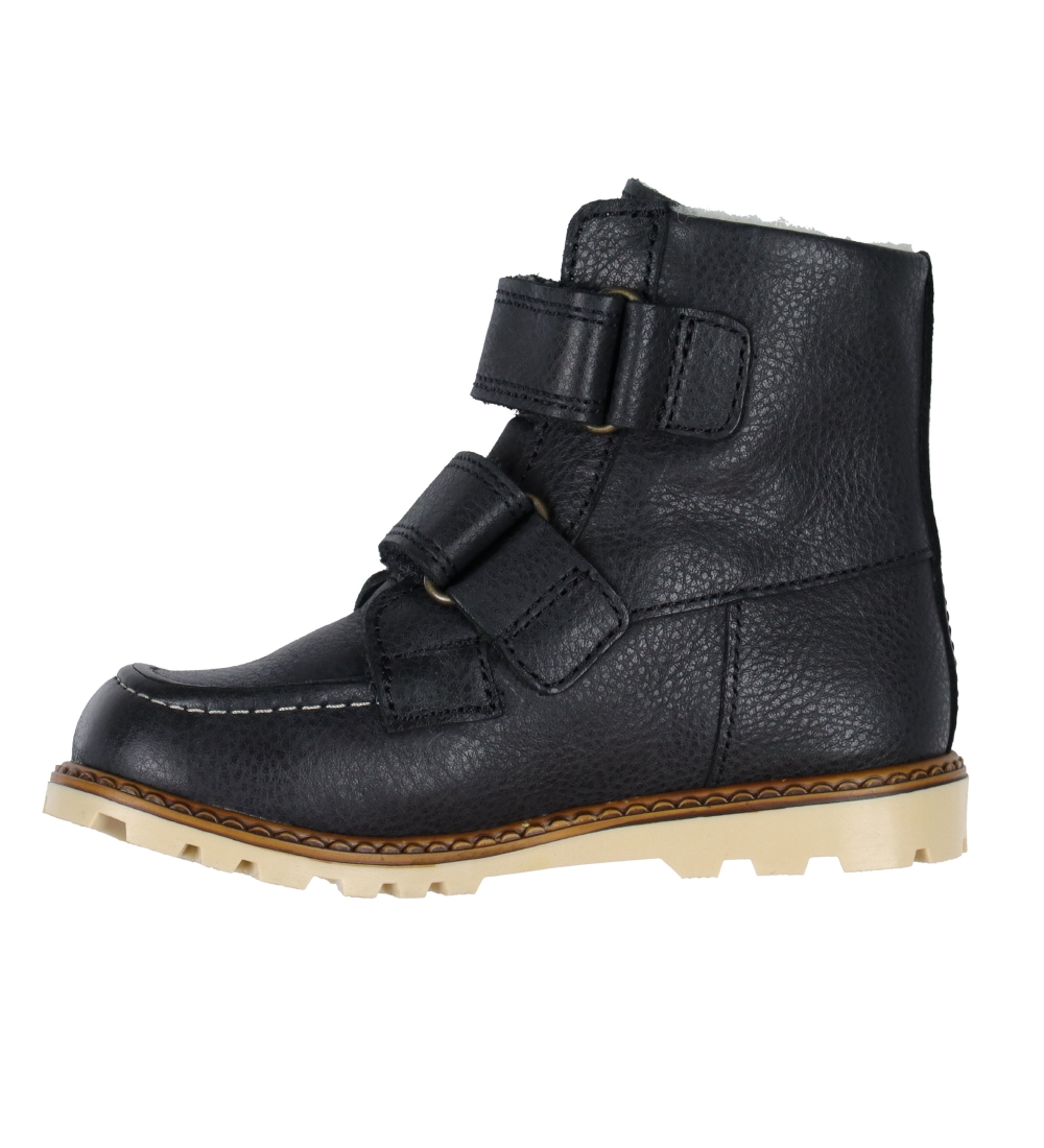 Bundgaard Vinterkängor - Terry - Velcro - Black
