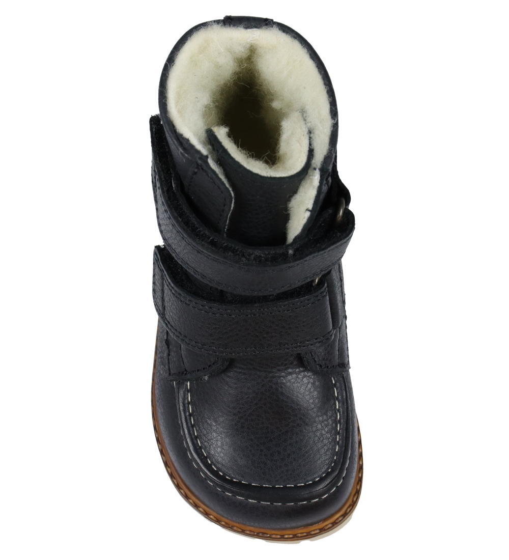 Bundgaard Vinterkängor - Terry - Velcro - Black