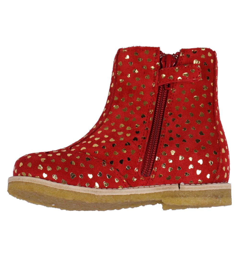 Above Copenhagen Boots - Red Gold Heart
