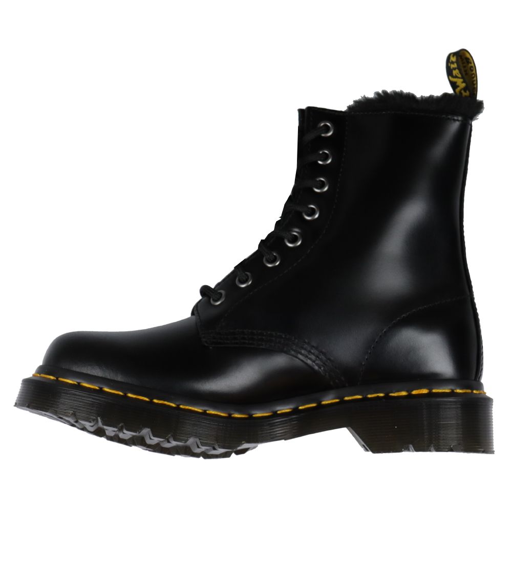 Dr. Martens Winter Boots w. For - 1460 Serena - Dark Grey/Atlas