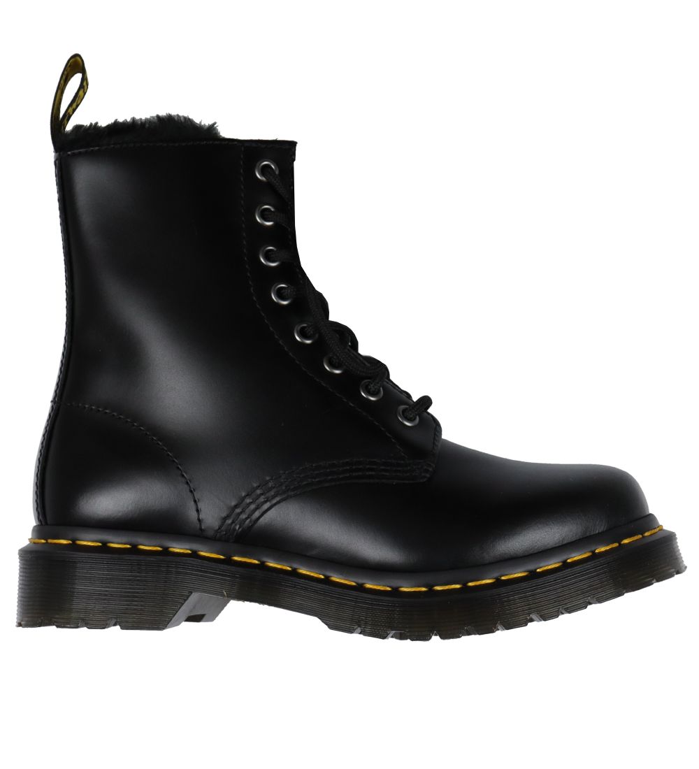 Dr. Martens Winter Boots w. For - 1460 Serena - Dark Grey/Atlas
