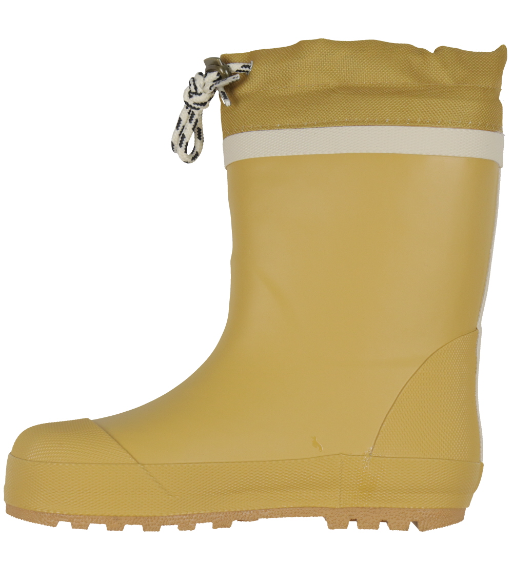 Pom Pom Thermo Boots - Mustard