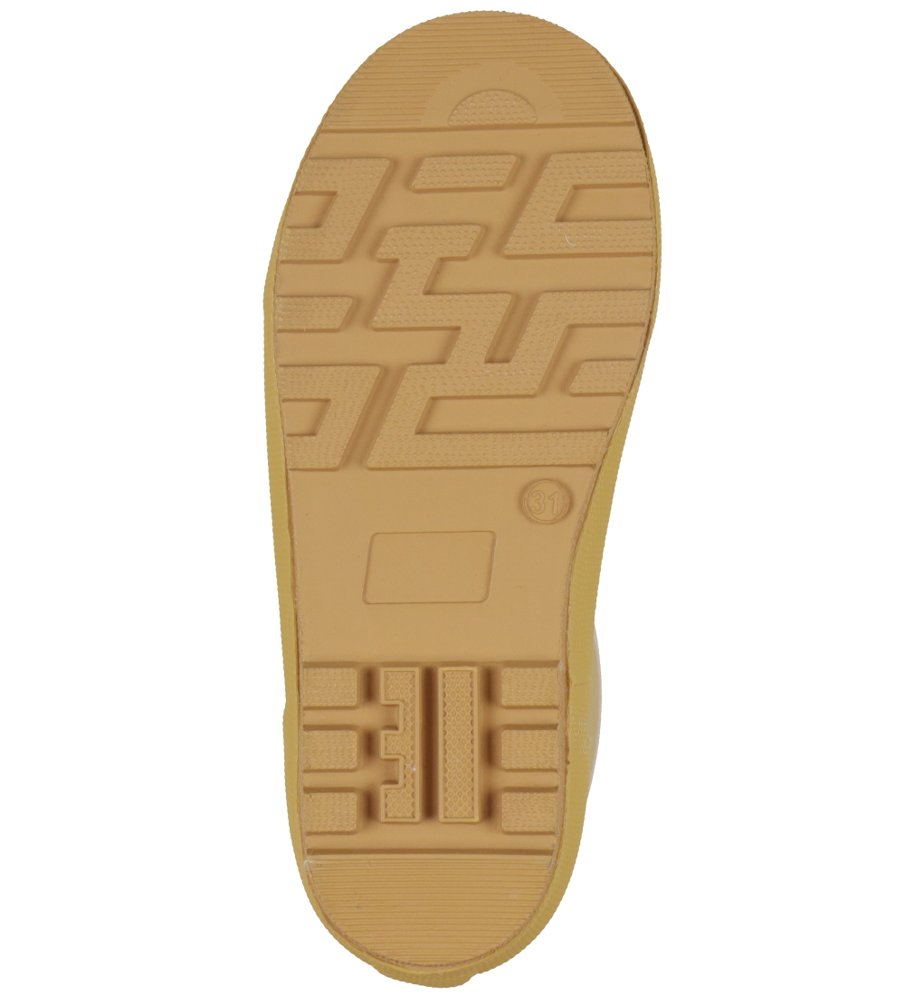 Pom Pom Thermo Boots - Mustard