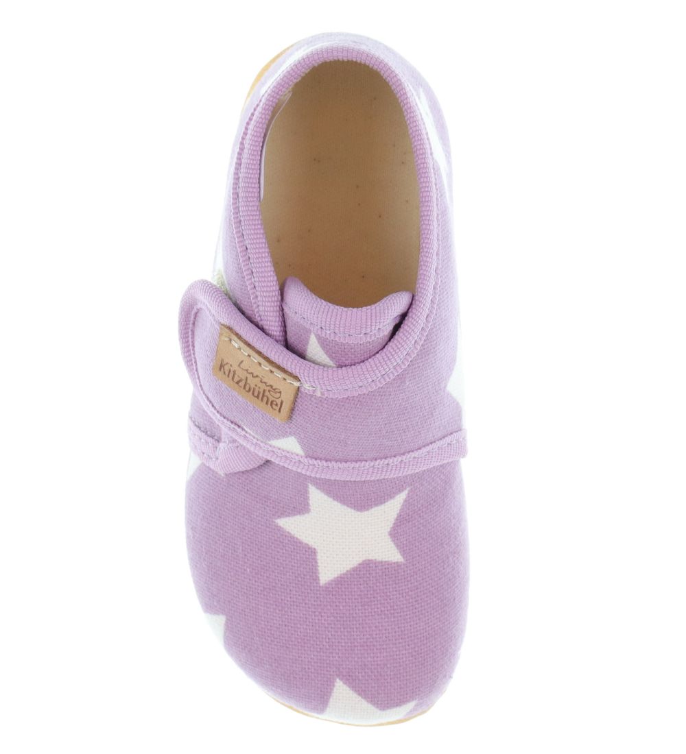 Living Kitzbühel Slippers - Purple w. Stars