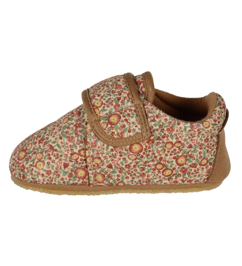 Wheat Slippers - Sasha - Barely Beige Flowers