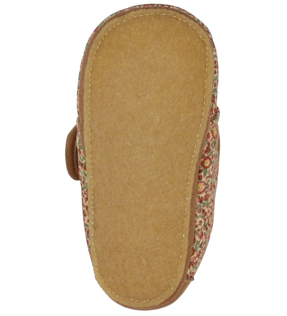 Wheat Slippers - Sasha - Barely Beige Flowers