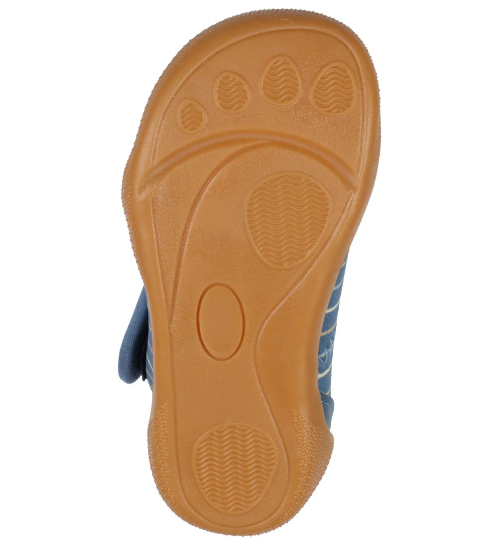 Wheat Beach Shoes - Shawn - Bluefin Thin Stripe