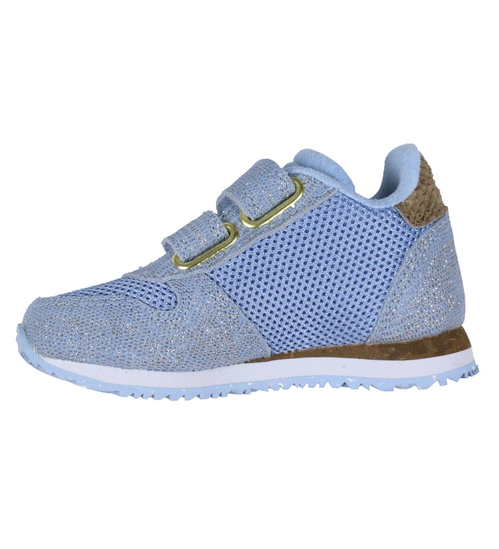 Woden Shoe - Sandra Pearl Mesh - Blue Skies