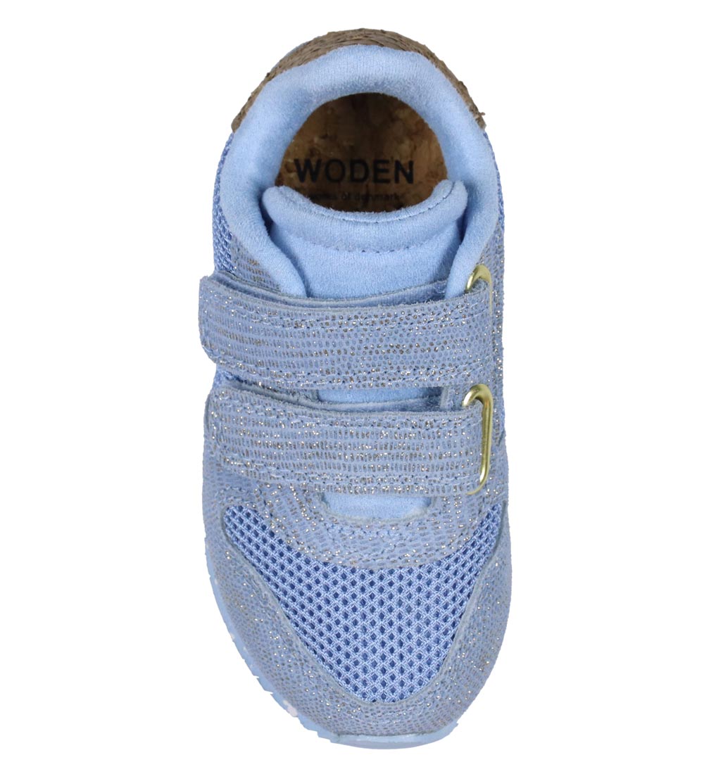 Woden Shoe - Sandra Pearl Mesh - Blue Skies