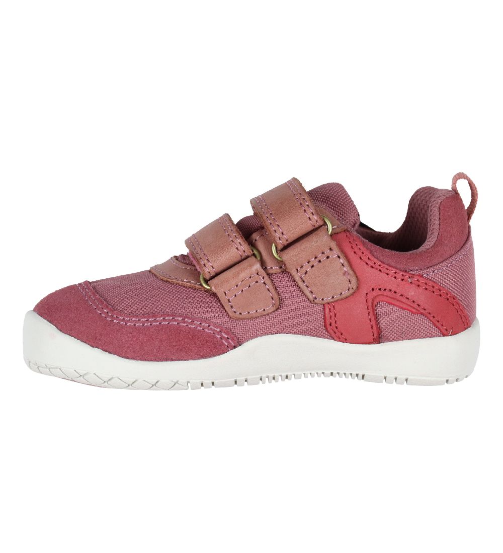 Bundgaard Shoe w. Velro - Bennie - Tex - Dark Rose