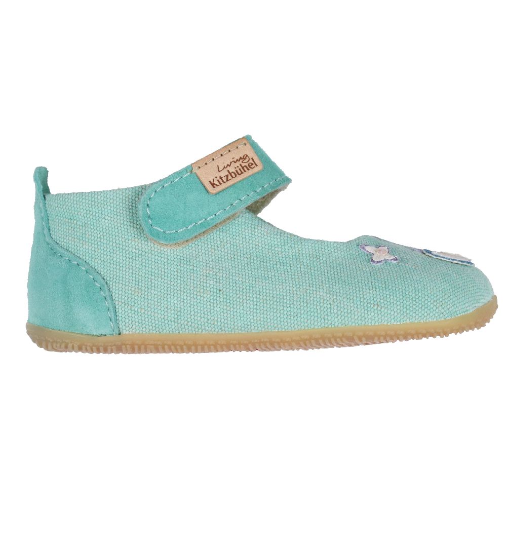 Living Kitzbühel Ballerina Slippers - Aqua Sea w. Butterfly