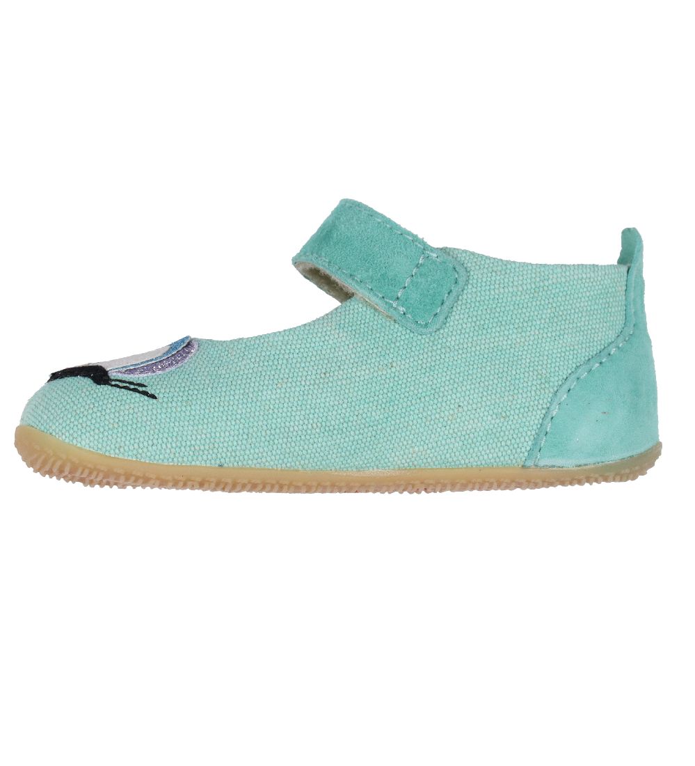 Living Kitzbühel Ballerina Slippers - Aqua Sea w. Butterfly