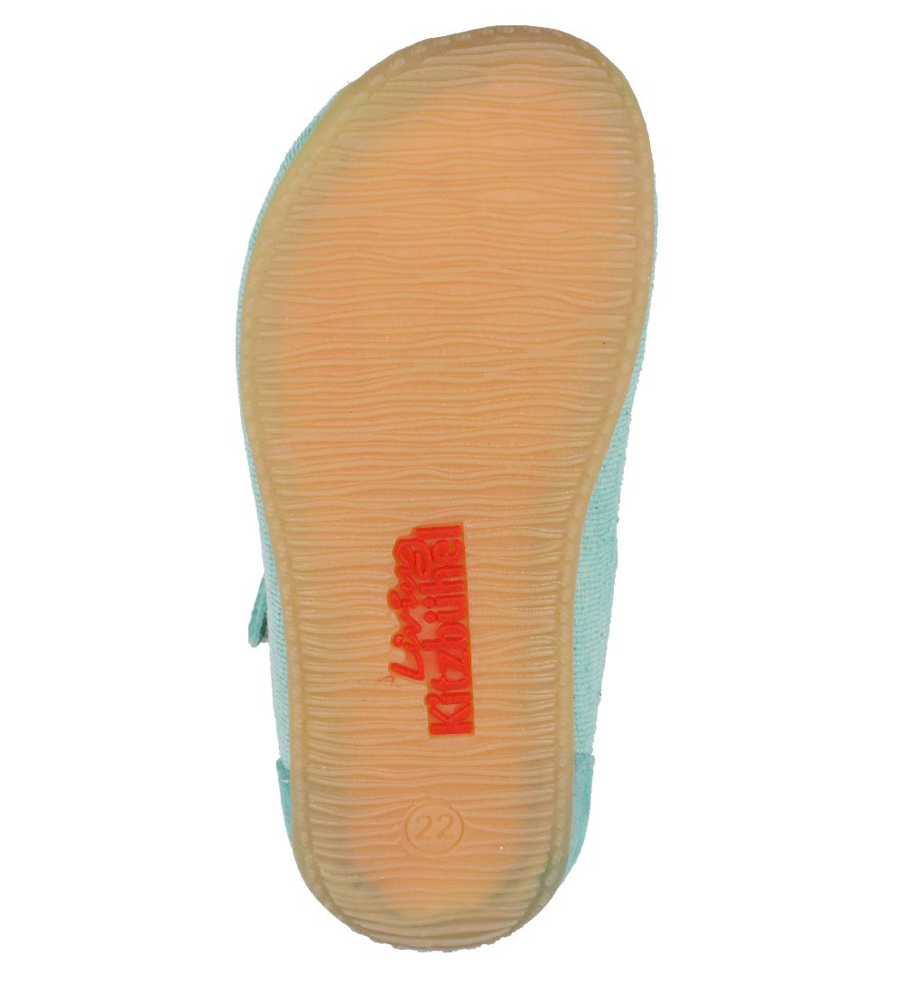 Living Kitzbühel Ballerina Slippers - Aqua Sea w. Butterfly