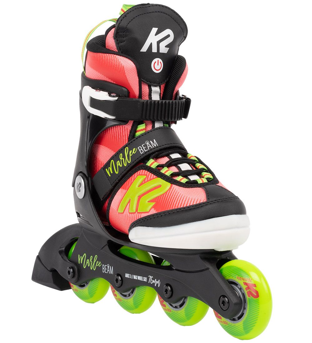 K2 Rollerskates - Marlee Beam - Pink/Yellow