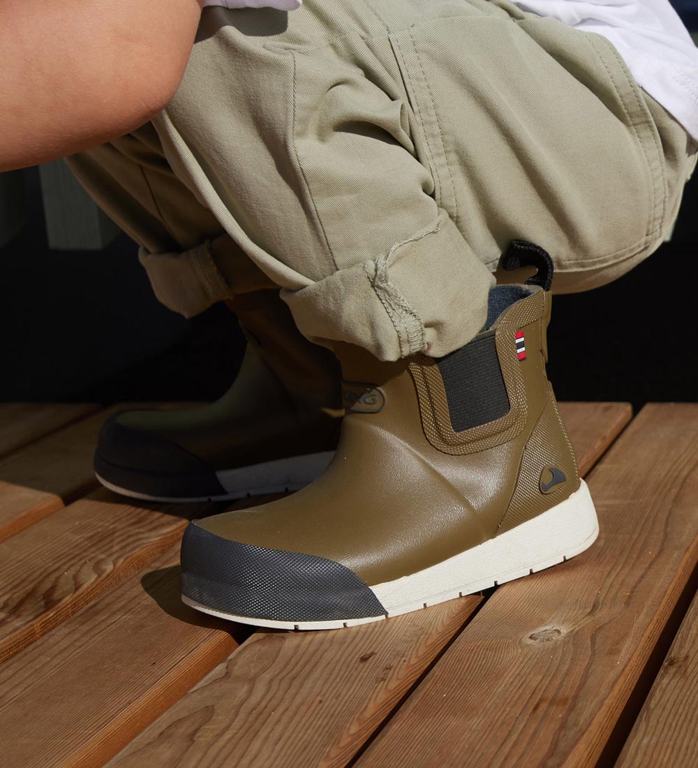Viking Rubber Boots - River Chelsea - Khaki
