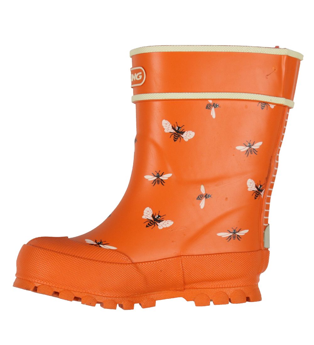 Viking Rubber Boots - Alv Jolly - Orange/White