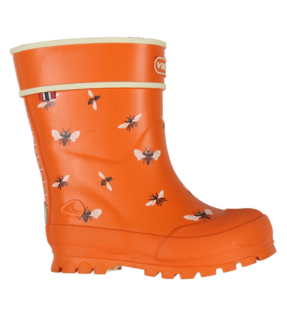 Viking Rubber Boots - Alv Jolly - Orange/White