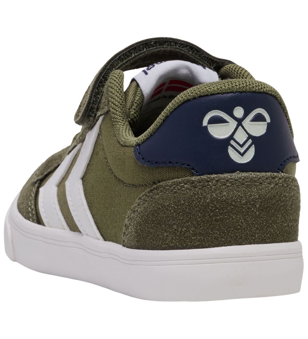 Hummel Schoenen - Slimmer Stadil Low Jr - Capulet Olive