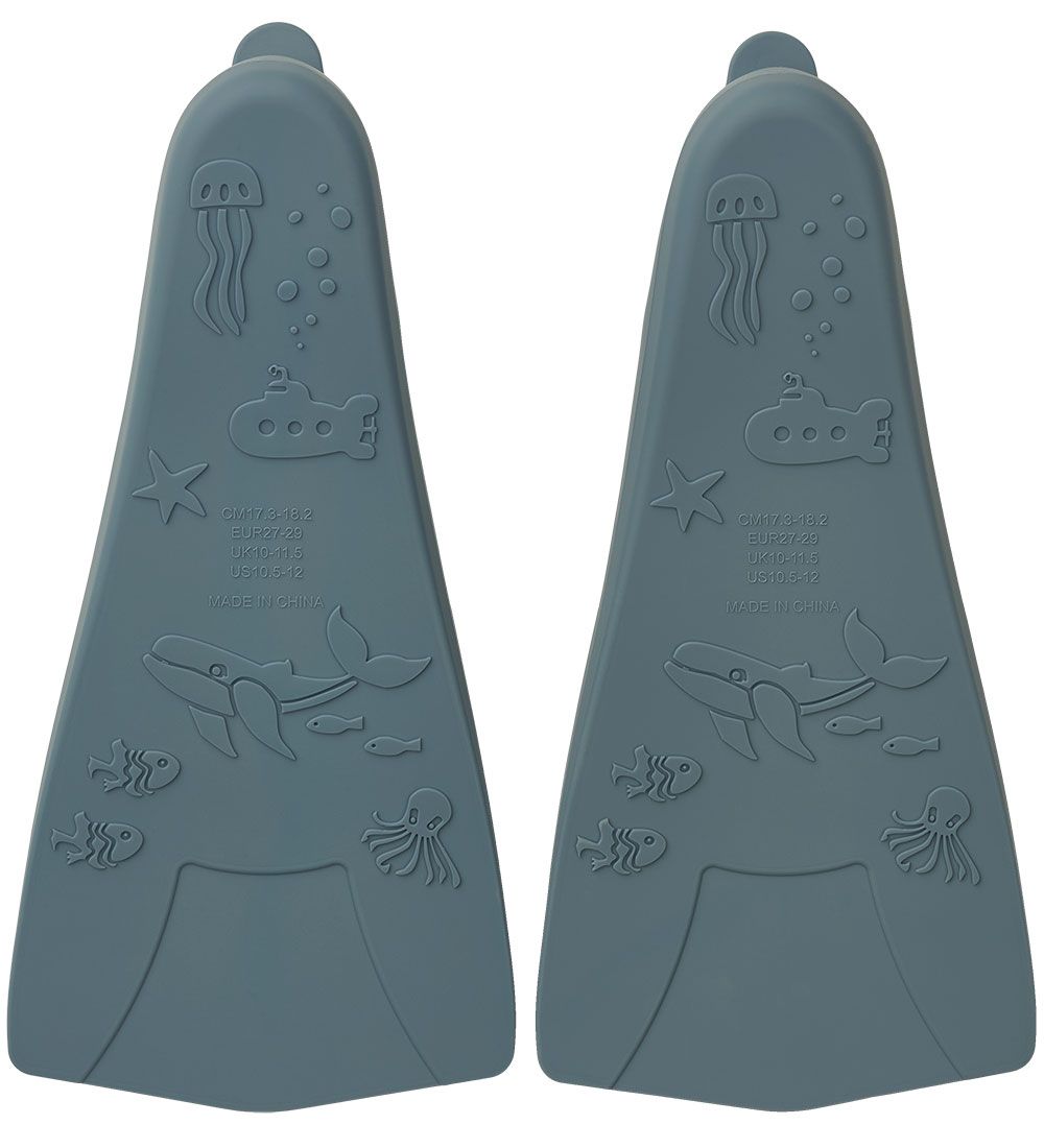 Liewood Diving Fins - Gustav - Whale Blue