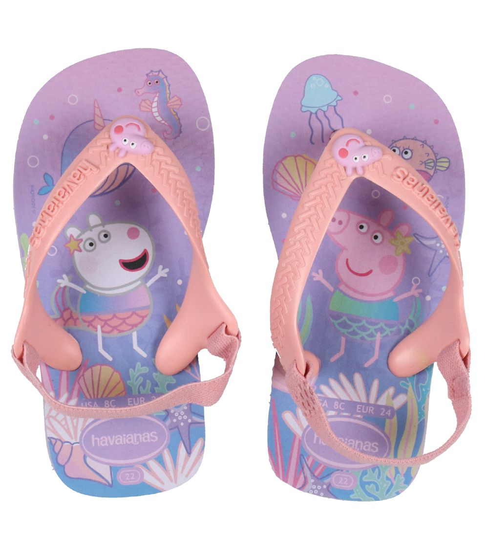 Flip Flops - Peppa Pig - Quiet Lilac