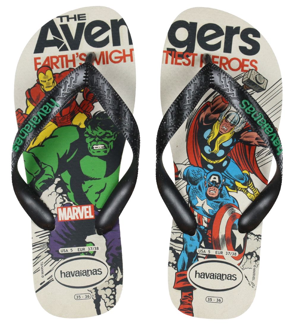 Havaianas Flip Flops - Marvel Classic - Beige