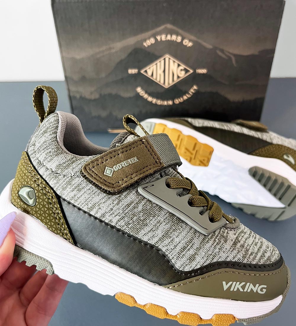 Viking Shoe - Arendal Low GTX - Olive/Lt Green