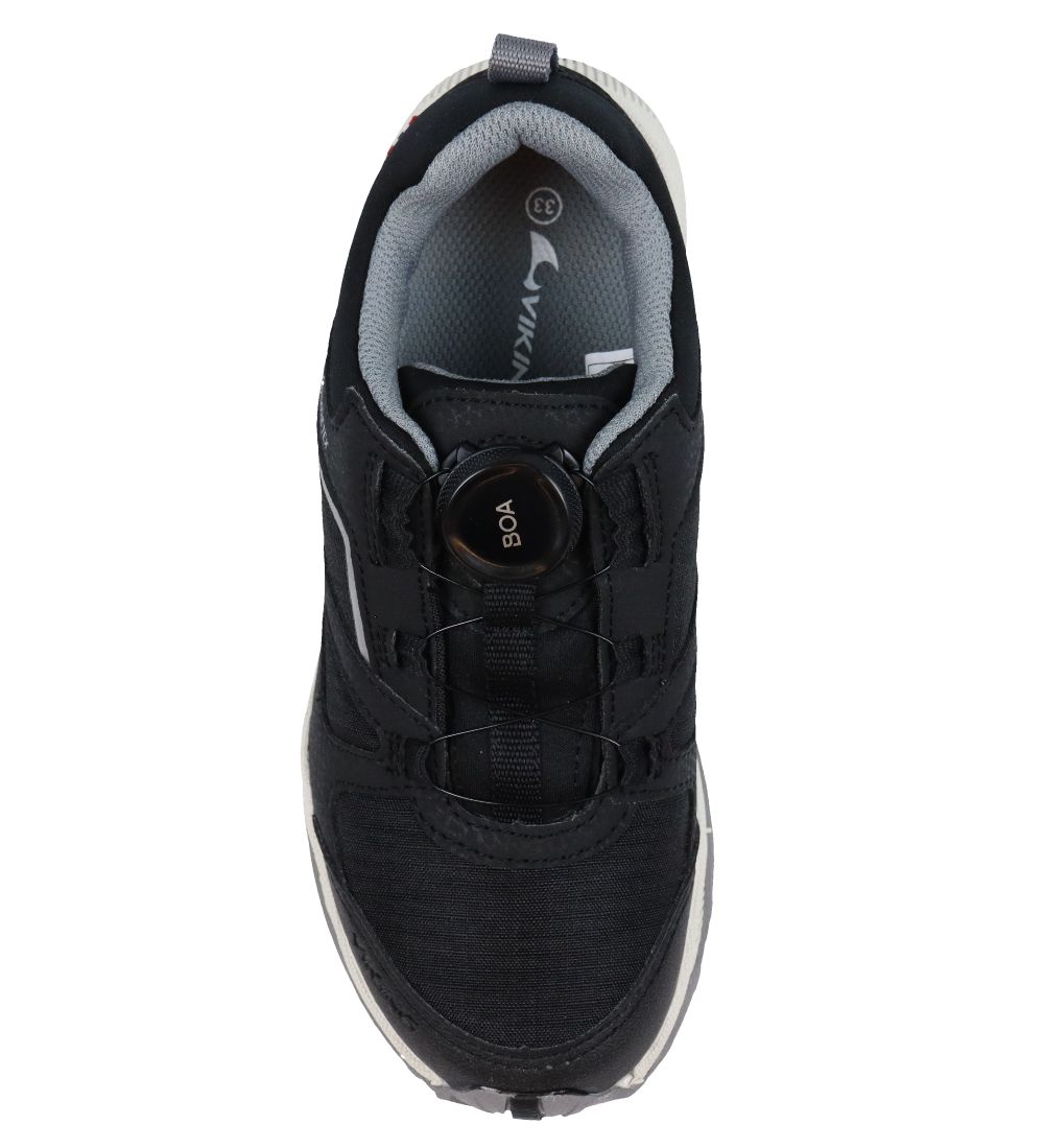 Viking Skór - Nator Low GTX Boa - Black/Granít