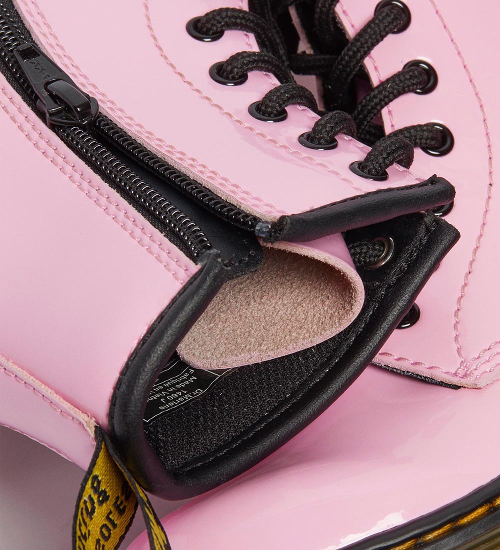 Bottes Dr. Martens - 1460 J Patent Lamper - Pale Pink