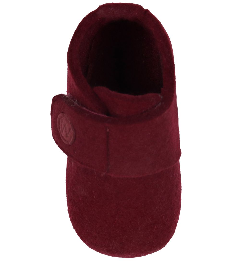 Wheat Slippers - Wool - Marlin Felt - Berry