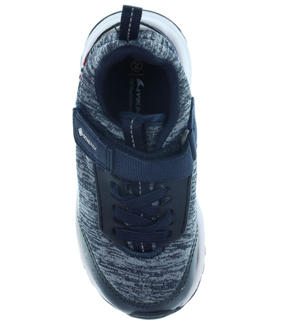 Viking Shoe - Tex - Arendal Low Gtx - Navy/Red