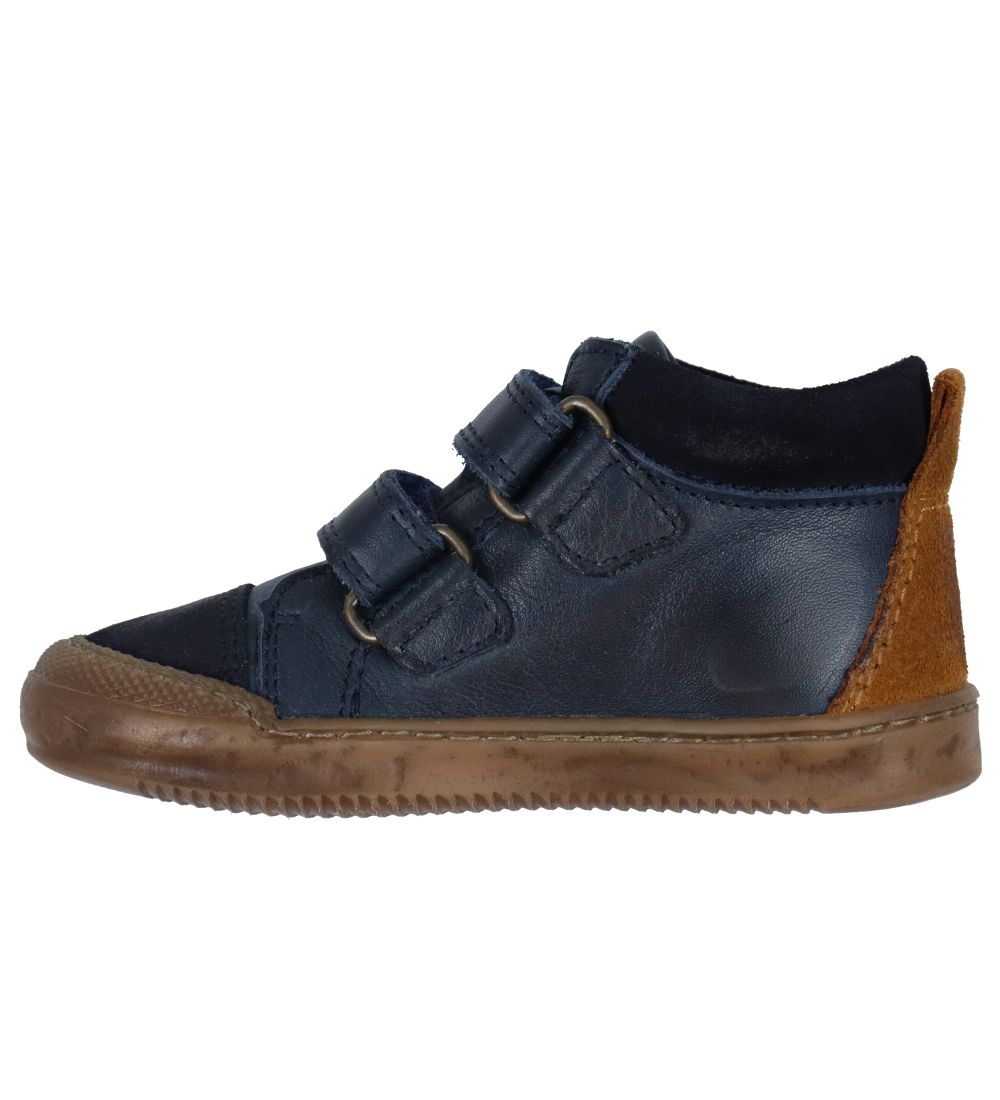 Pom Pom Boots - Navy
