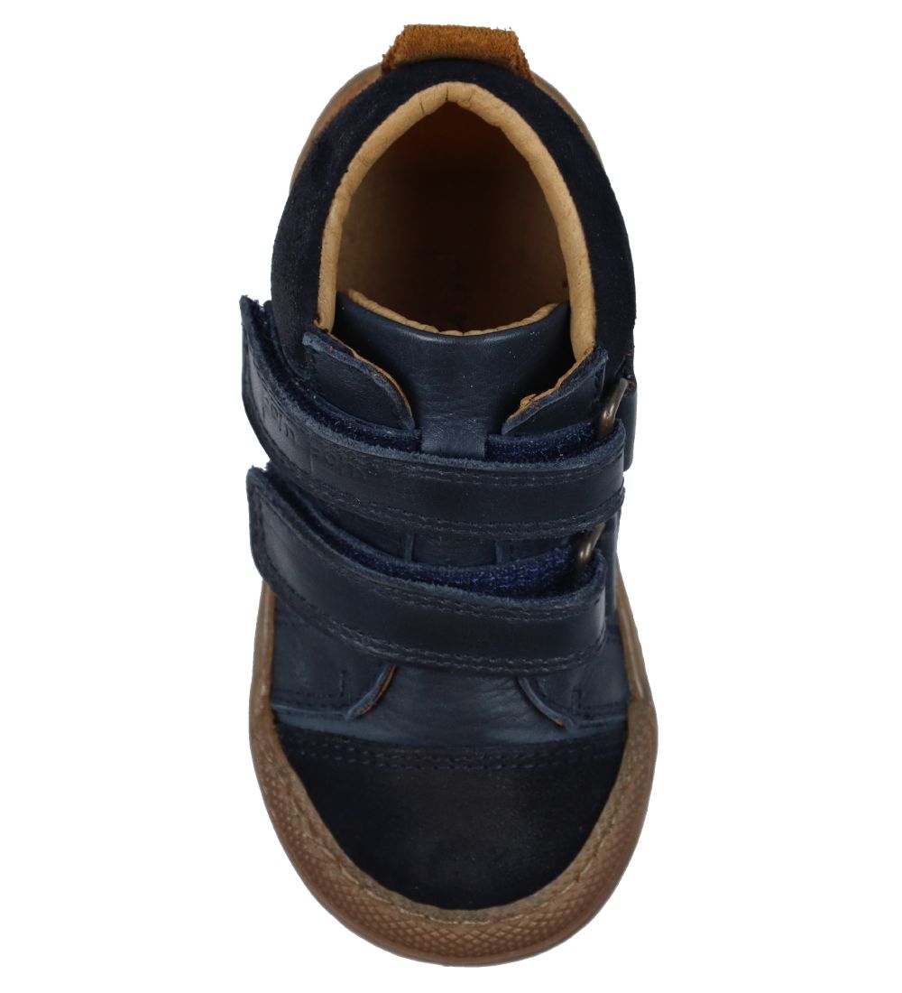 Pom Pom Boots - Navy