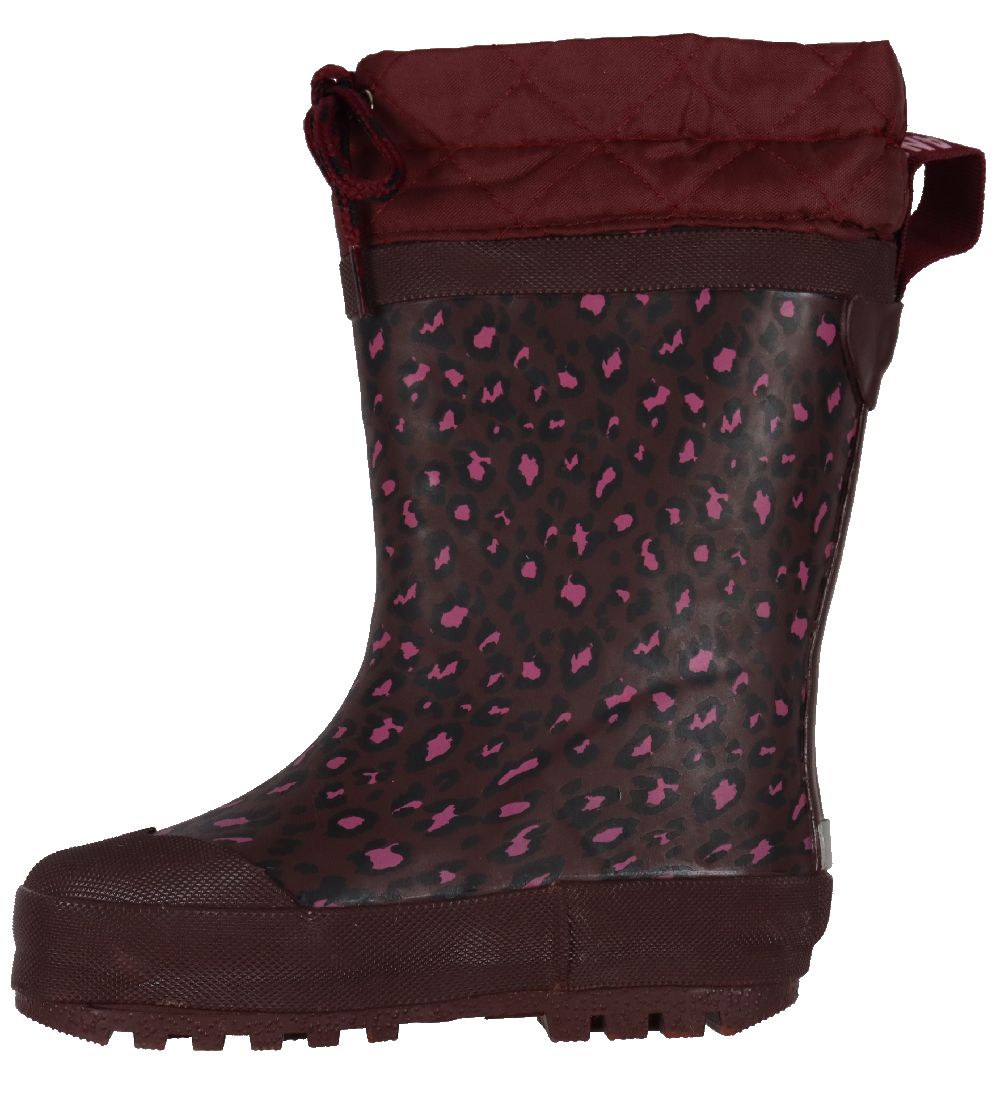 Angulus Thermo Boots - Plum Leo Print