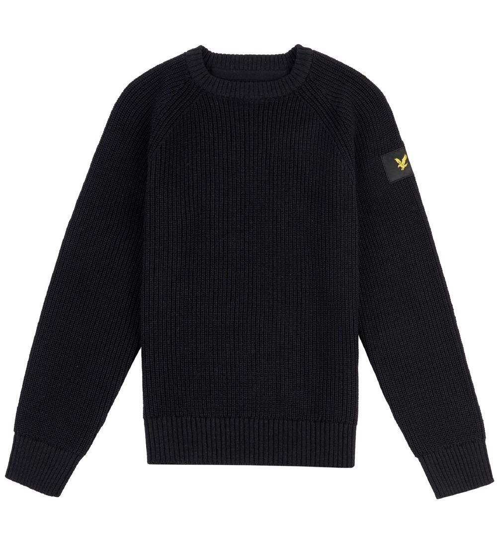 Lyle & Scott Blouse - Knitted - Ragian - Black