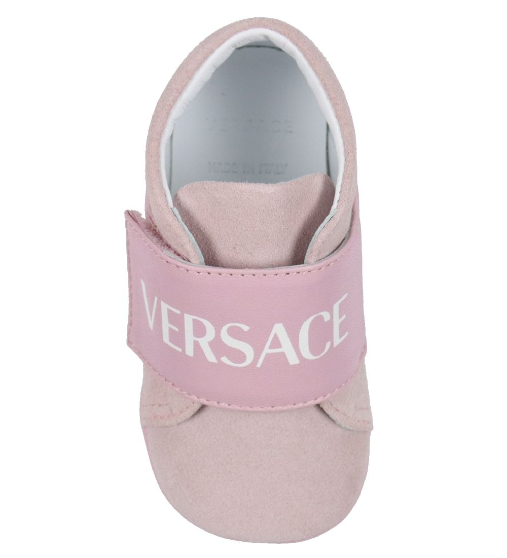 Versace Soft Sole Leather Shoes - Baby Pink