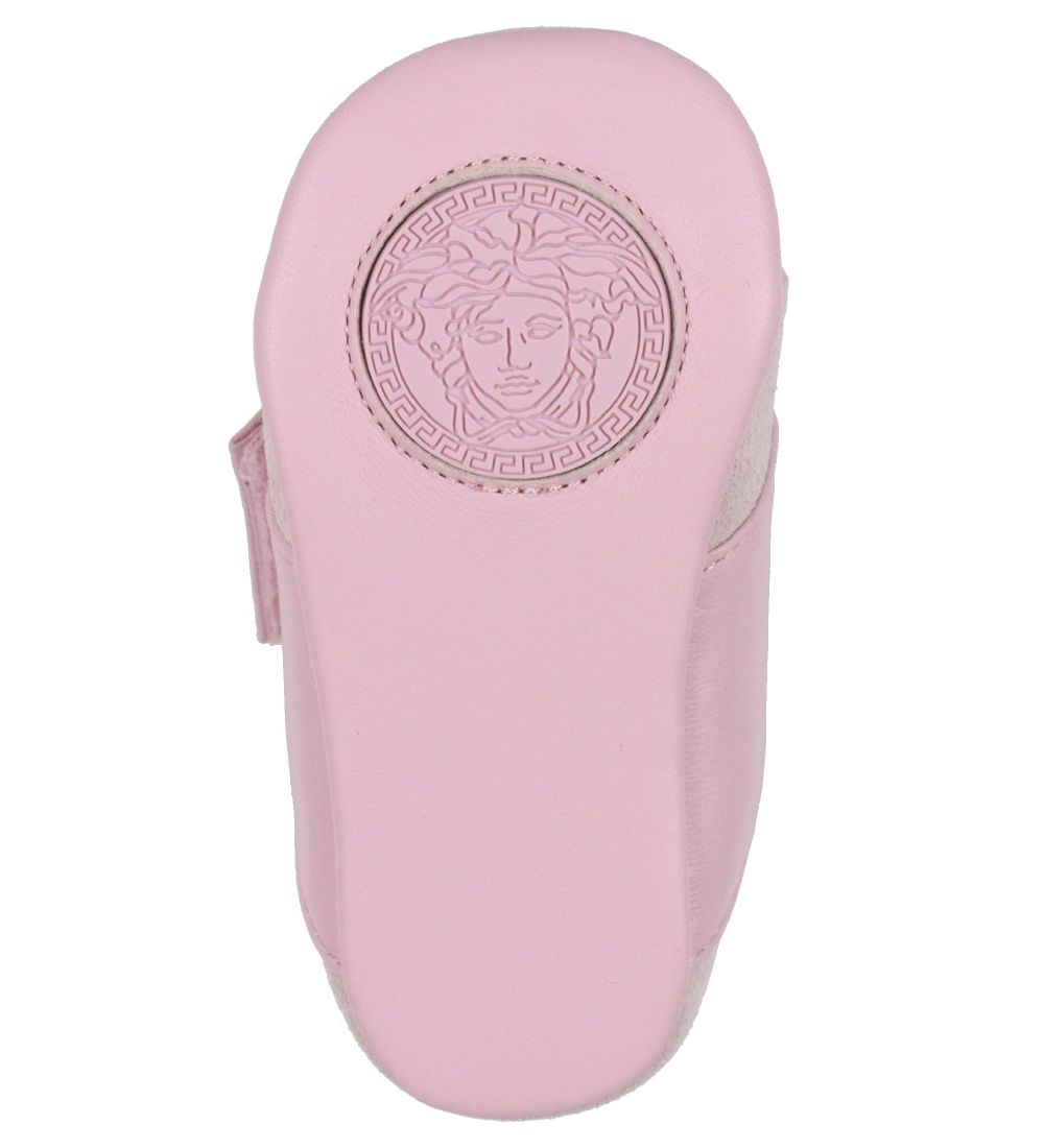 Versace Soft Sole Leather Shoes - Baby Pink