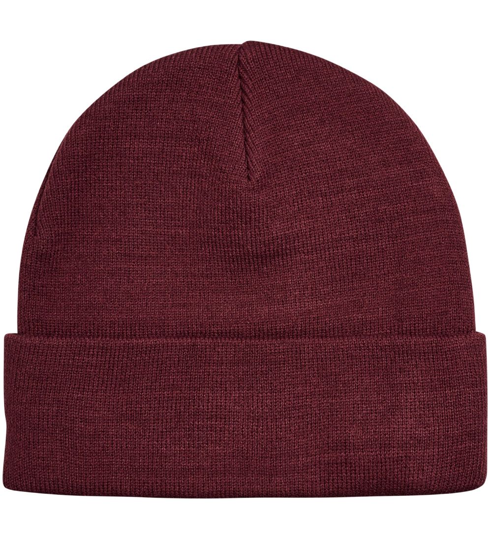 Hummel Beanie - Knitted - hmlPark - Windsor Wine