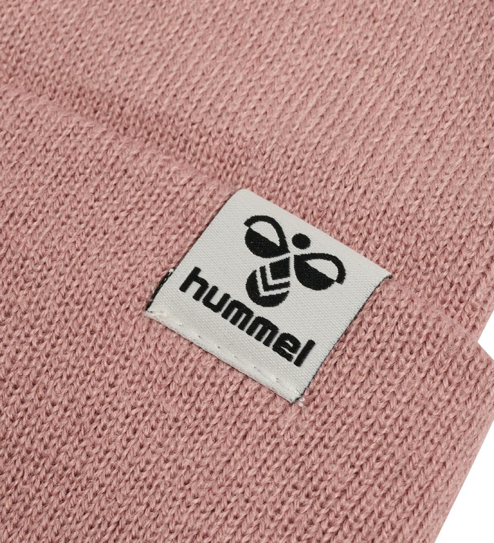 Hummel Beanie - Knitted - hmlPark - Woodrose