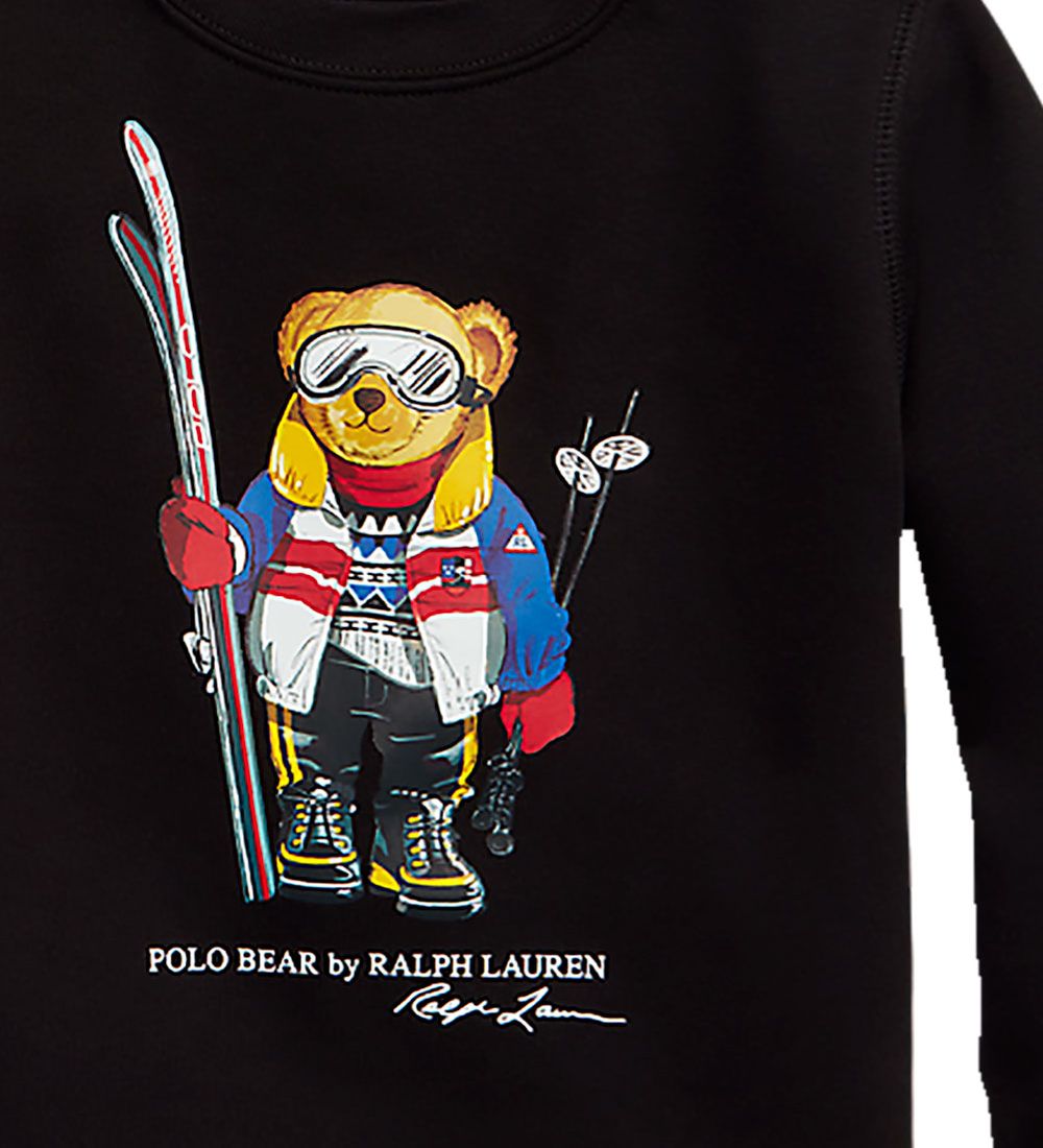 Polo Ralph Lauren Sweatshirt - Classic IV - Black w. Soft Toy