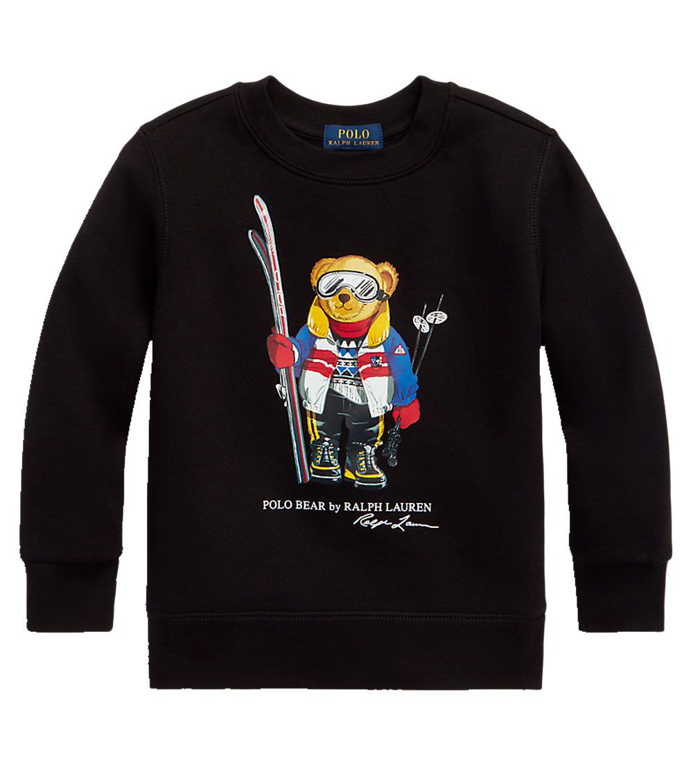 Polo Ralph Lauren Sweatshirt - Classic IV - Black w. Soft Toy
