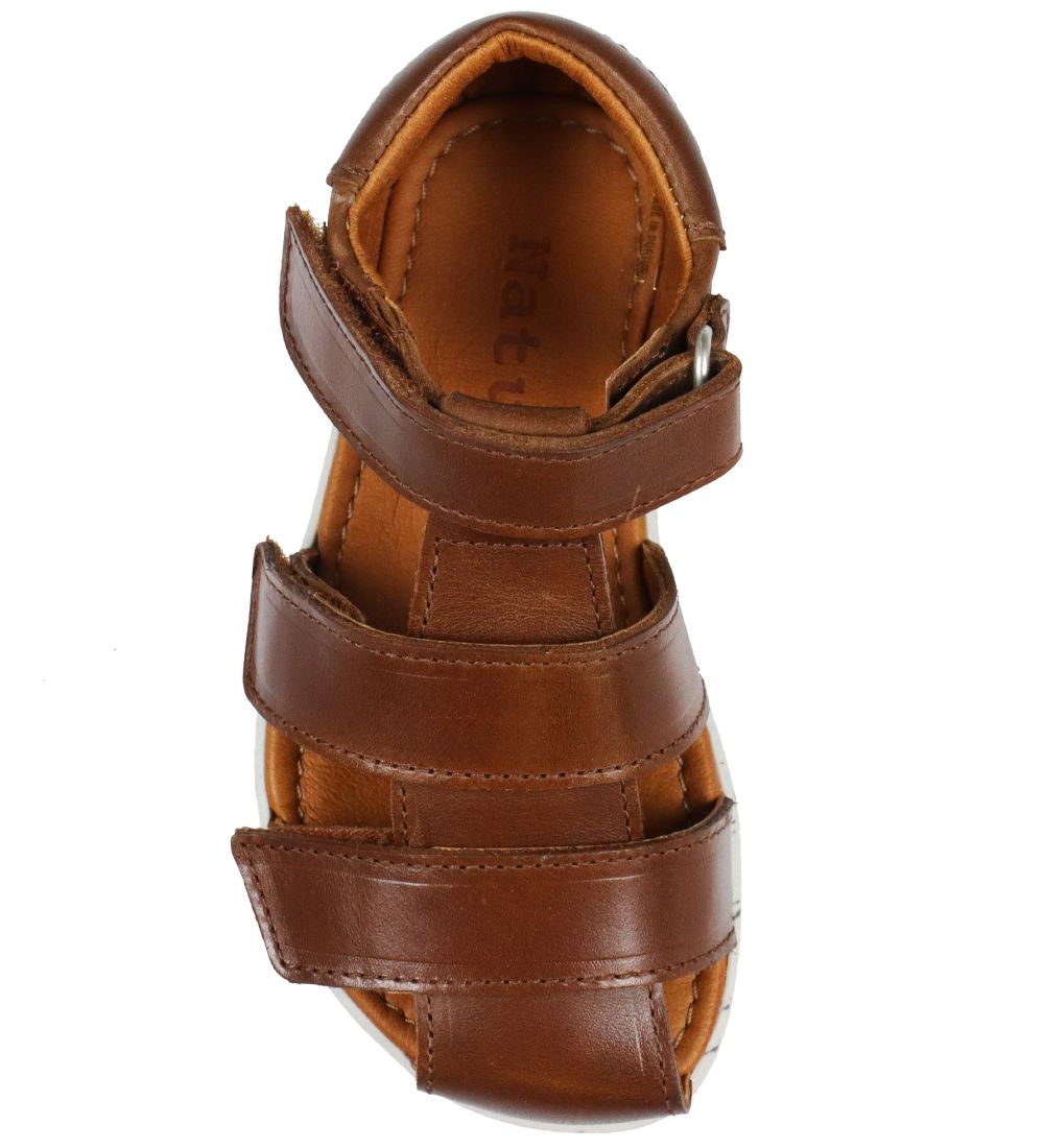 Nature Sandaalit - Koivu Leuanveto Leather - Tupakka