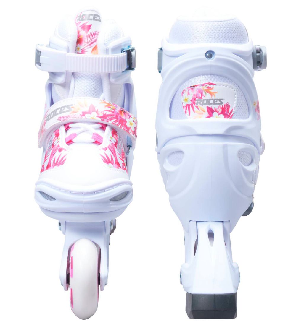 Roces Rollschuhe - Compy 9.0 Girl - Weiß/Rosa/Lila - Inlineskate