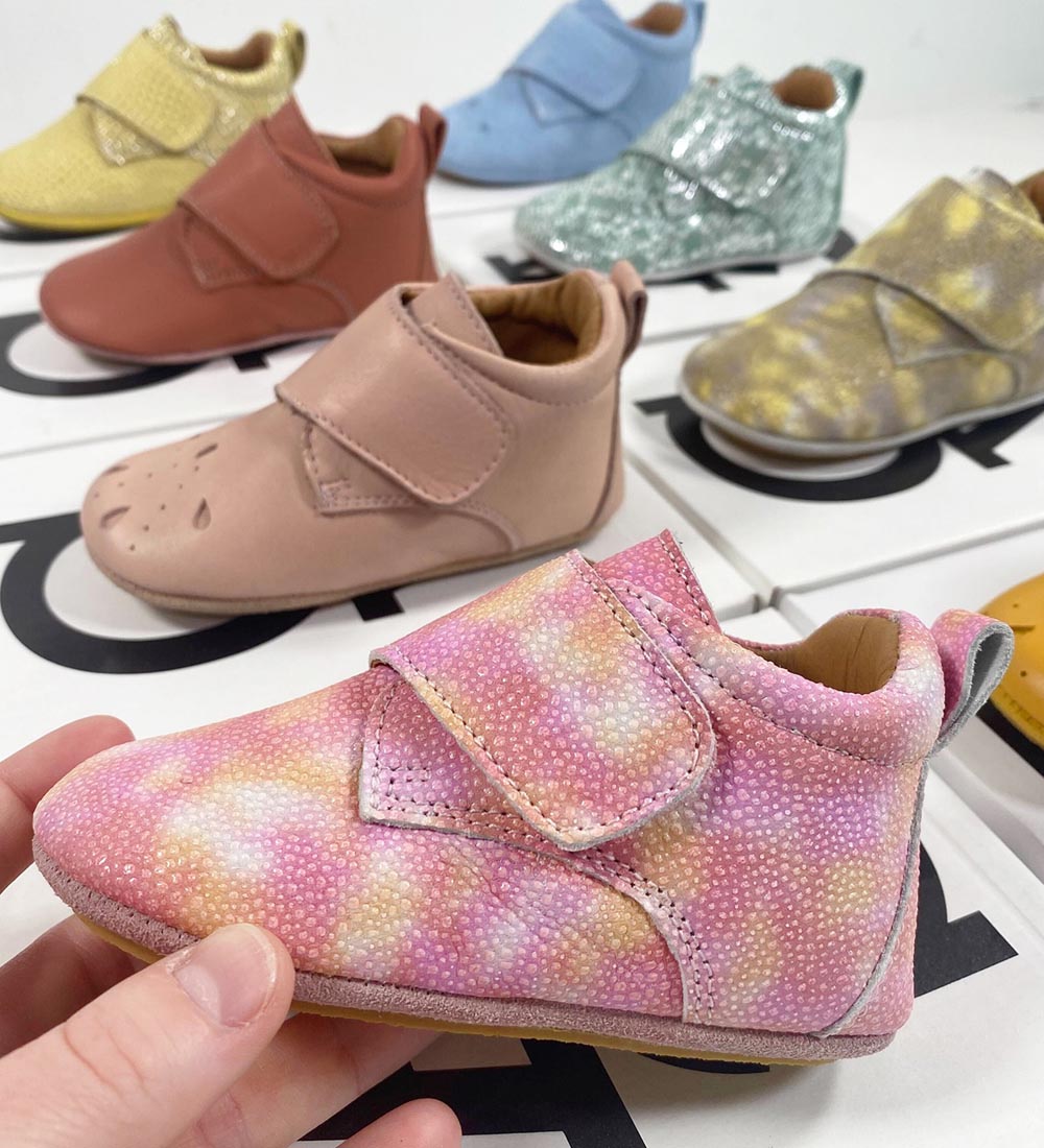 Above Copenhagen Soft Sole Leather Shoes - Pink Batik