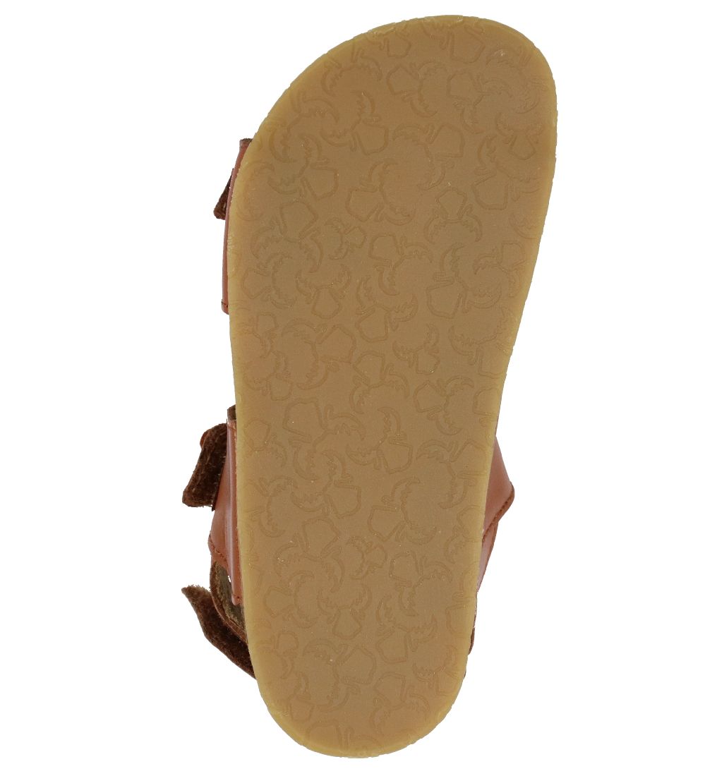 Wheat Sandaalit - Clare Flower - Amber Brown